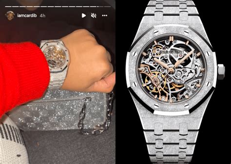 audemars piguet cardi b|Offset gifts Cardi B $375K Audemars Piguet Royal Oak for .